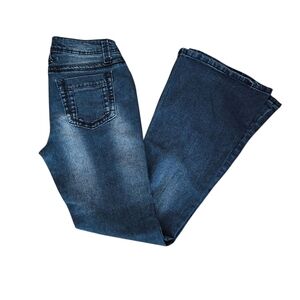 Wallflower Dark Blue Flare Jeans